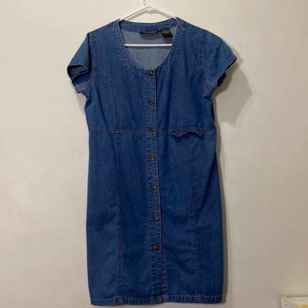 Zoey & Beth button down Jean dress